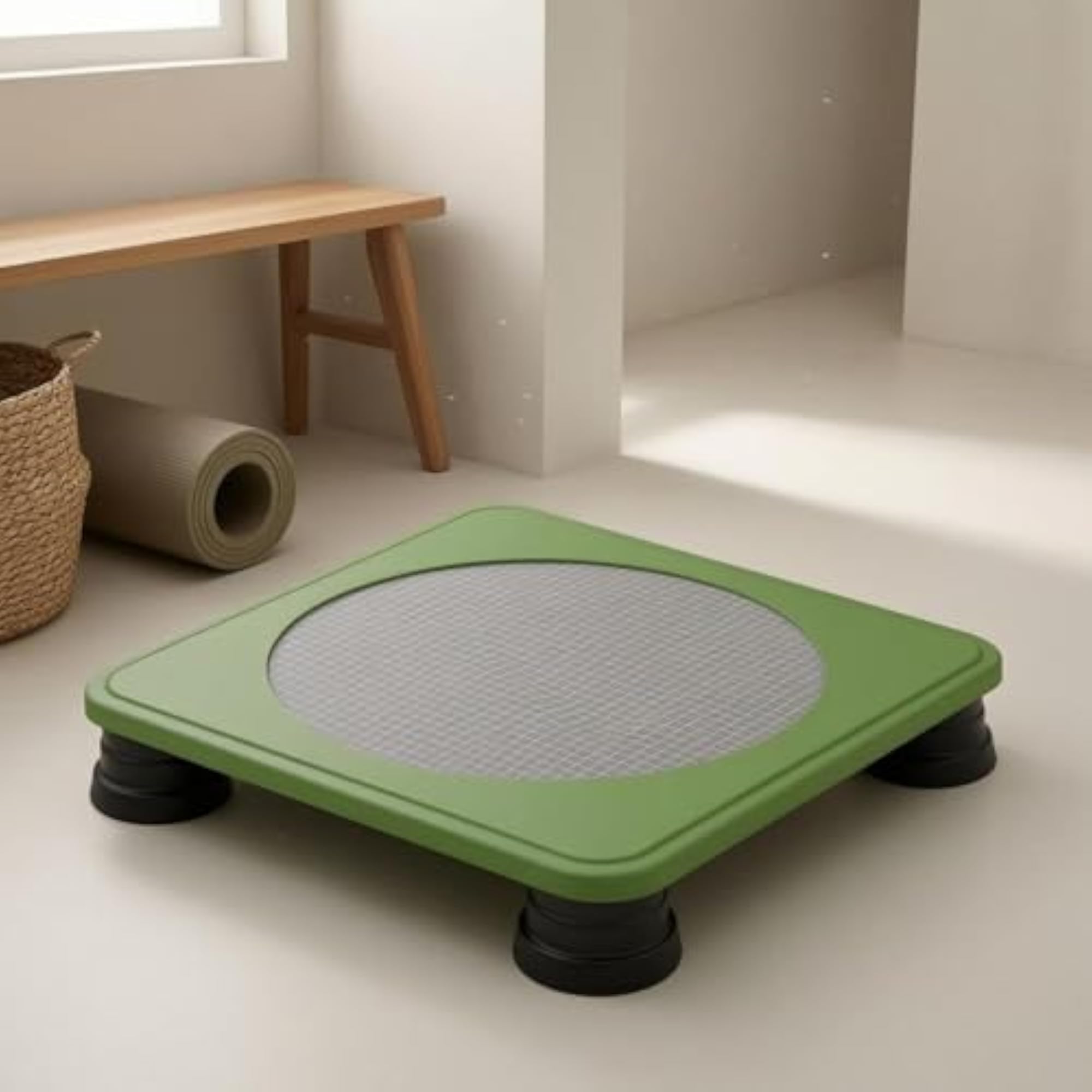 Mini Trampoline with Rounded Corners for Kids