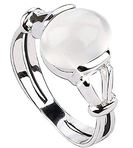Ring Film Tv Series Woman Moonstone Gift Idea Girl UK Size T 1/2 Twilight Eclipse Cosplay Bijoux Birthday Bella Swan Valentine's Day Christmas Her Jewellery