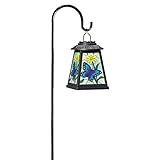 Collections Etc Solar-Powered Butterfly Lantern