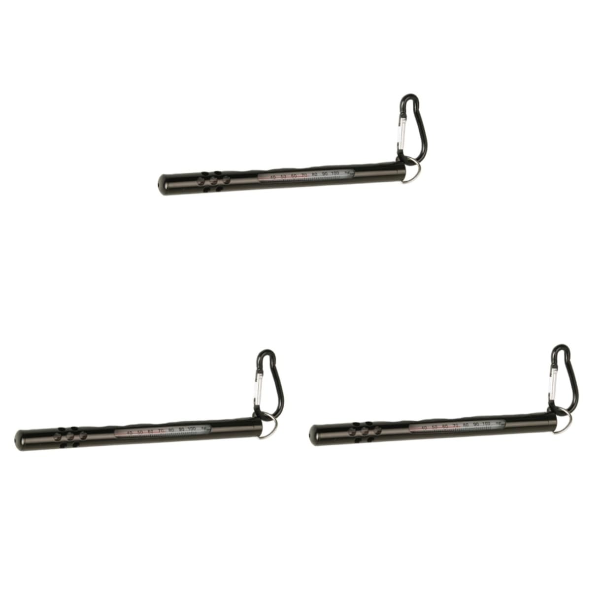 POPETPOP Thermomètre De Pêche À Eau Outil De Pêche Crayon Fahrenheit Celsius 3 Pièces