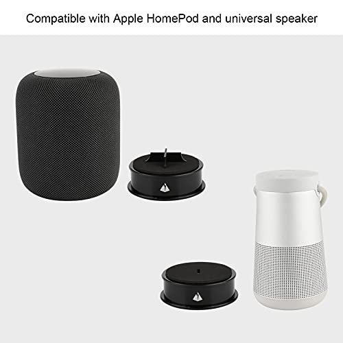 TXEsign Acrylic Stand for Apple HomePod, Desktop Base Stand Mount Subwoofer Isolation Stand Speaker Feet for HomePod with Anti-Slip Pad - Image 3