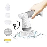 RK ESSENTIALS Electric Scrubber for Bathroom | 360 Cordless Power Spin Brush for Cleaning Bathroom,
