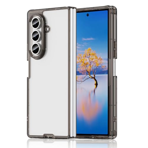 HinZann Samsung Galaxy Z Fold 7 ��p TPU �X�}�z �P�[�X �N���A �h�w�� �ϏՌ� �p���� �����y�� �h���� �X�g���b�v�z�[���t�� �ϋv�� �J�o�[ �P�[�X Samsung Galaxy Z Fold 7 �p - �N���A�u��