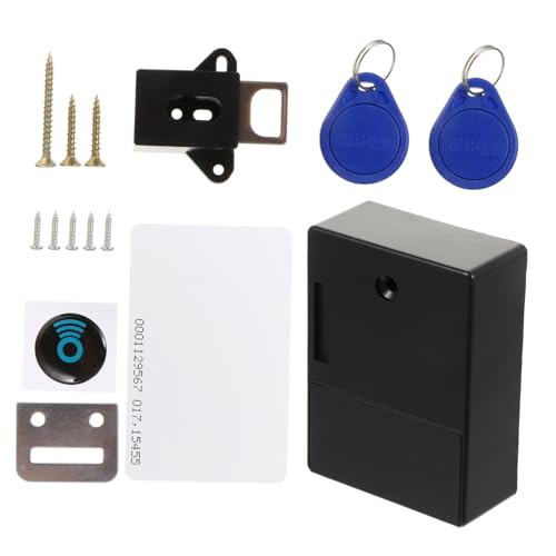 PENIKOKO 製ワイヤレスキャビネットロック 電子感応鍵付き 乾電池不要 引き出し クローゼット 書類棚対応