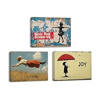 Amazon.co.jp: PIY PAINTINGアートポスター 『Banksy落書き