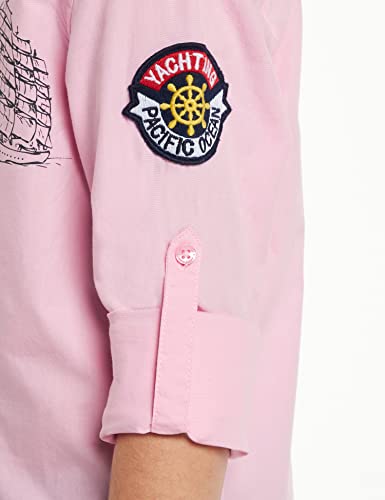 Image of Amazon Brand - Jam & Honey Boy's Regular Fit Shirt (JH-BST-SH-04 Lt Pink 1 3 4 Years)