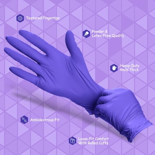 PElPU Nitrile Gloves, Disposable cleaning, Powder Free, Latex Free, Non-Sterile Protective Gloves