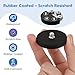 8 Pack Rubber Coated Neodymium Magnets with 1/4