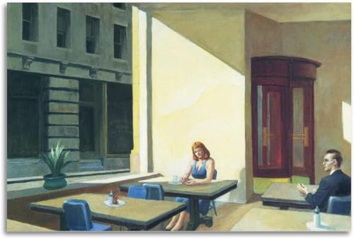 Peinture esthétique toile Edward Hopper 60x80cm impression haute définition