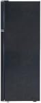 HAMILTON BEACH 2 Door Apartment Size Refrigerator with Freezer, 7.5 cu. ft, Retro Black