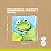 HABA Stoffbuch Zauberfrosch – Fühlbuch mit tollen Effekten & Spiegelfolie – Weiches Spielbuch für Babys & Kleinkinder ab 6 Monate – Fördert Sinne & Motorik – 1302097001