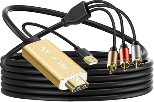 Convertisseur RCA vers HDMI adaptateur AV pour rejouer à la PS2 sur votre Smart TV du salon