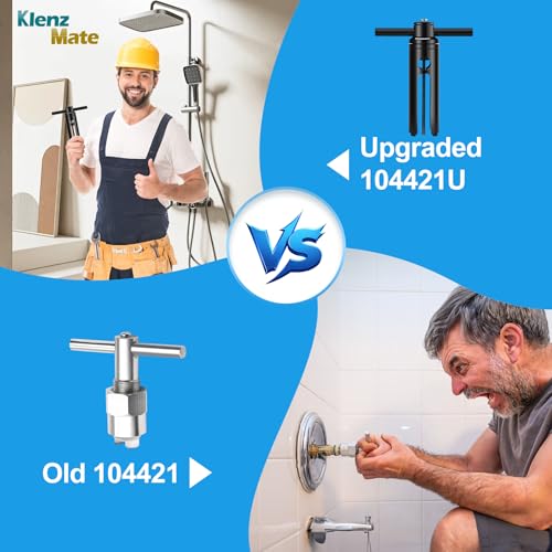 2026 New 104421U Cartridge Puller Tool,Complimentary 1222 Replacement Cartridge and lubricant,For Moen 1222 1225 1220,Tub and Shower Faucet Cartridge Remover for Moen Posi-Temp Valve - Thumbnail 5