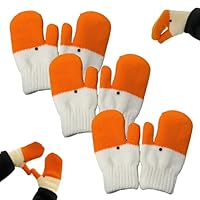 Goose Mittens, Funny Goose Gloves for Women & Teens, Cozy Winter Gloves with Thermal Lining, Gift for Friends (3 pcs)