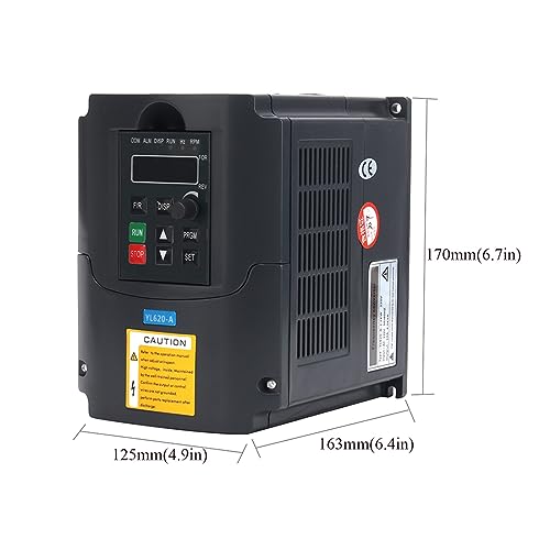 Napęd VFD, Napęd o zmiennej częstotliwości 2, kW 220 VFD, falownik 1,5 kW/2, kW/3 400 Hz 10 A Wejście 3 Wyjście Falownik(2.2KW,1)