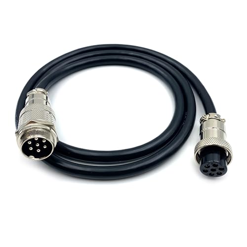 GX20 7-Pin Male to Female Aviation Cordset, 9m (18AWG) Connector Cable