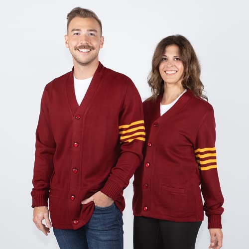 Image of Stewart & Strauss Cardigan Varsity Letter Sweater | American style button front letter sweater knit since 1977, heavyweight and ready for chenille letters and patches