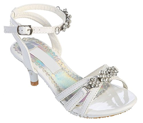 iGirlDress Pageant Heel Girl's Shoe with Rhinestones (Size 9-Youth4)2