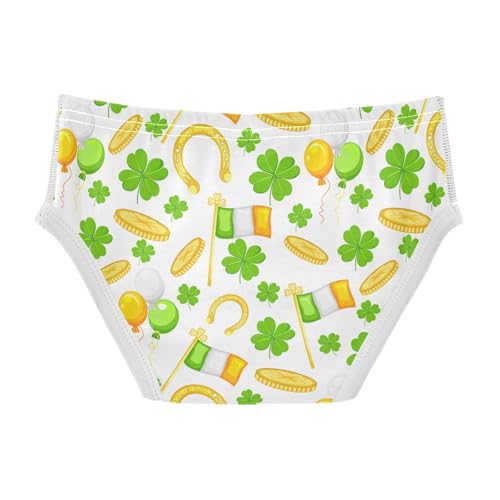 visesunny Boys Potty Training Underwear Saint Patricks Day Patterned Breathe Cotton Briefs Size 2T-8Y for Toddler2