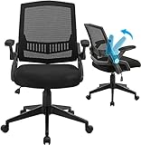 ANACCI Office Chair, Desk Chair with 5 Years Warranty, Mid-Back Computer Chair with Ergonomic Backre