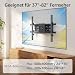 MOUNTUP TV Wandhalterung Schwenkbare Neigbare TV Halterun für 37-82 Zoll Flach & Curved LCD LED Fernseher bis zu 50kg, Max VESA 600x400mm, inklusive Befestigungsmaterial
