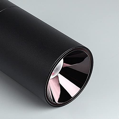 10W LED plafonnier Spot de Plafond de la Surface d'intérieur Mount Spot Spot, luminaires de Plafond réglable, Salon Couloir Spot directeurs, galerie éclairage d'image (Color : Black-6000K) - Image 5