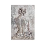 WNIHU Nude Art Sexy Woman Back Nude Painting Naked Women Sexy Canvas Poster Wall Art Decor Print Picture Oil Paintings for Living Room Bedroom Decoration Poster Gift Unframe:12x18inch(30x45cm)