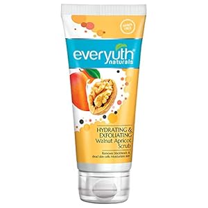 Everyuth Naturals Hydrating & Exfoliating Walnut Apricot Scrub, 100gm, Tube