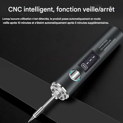 Kit de soldadura digital para solucionar averías con luz y 5 niveles de control 7