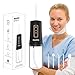 Water Dental Flosser Cordless, KUSKER Portable Oral Irrigator for Teeth, 3 Modes and 4 Jet Tips, IPX7 Waterproof, Rechargeable for 30-Days Use, Home, Travel, Braces, Bridges Care(Elegant Black)