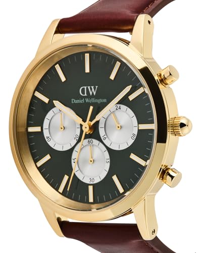 Image of Daniel Wellington Green Round Dial Analogue Men's Watch - DW00100876K