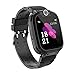 Niños Smart Watch Phone, La Musica Smartwatch para niños de 3-12 años Niñas con cámara Ranura para Tarjeta SIM Juego de Pantalla táctil Smartwatch Childrens Gift（Black）