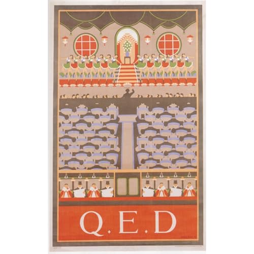 Impression giclée QED (1929) ARTICULOZY - Qualité musée pour cette œuvre roulée de grande taille