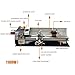 BREVELTION Double Head Metal Bench Lathe 8X32
