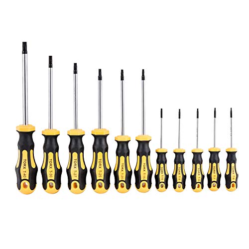 Gunpla Juego de 11 Piezas Destornilladores de Precisión Tipo Torx Puntas Magnéticos Herramienta Profesional para Reparación de SmartPhone PC Juetes Reloj Electrónicos