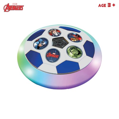 Image of SKOODLE Avengers Air Soccer Ball Non Rechargeable Battery Powered Hover Football, Indoor Electric Smart Air Football for Boys and Girls. Fun Game for Kids - for Birthday Gift