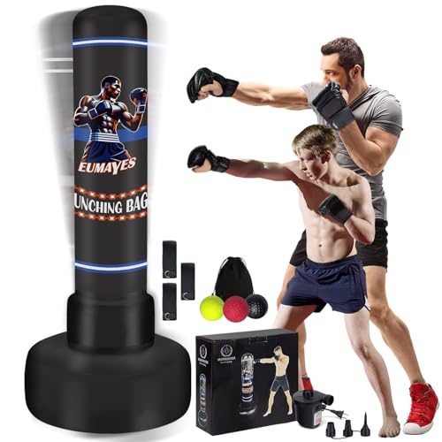 EUMAYES Freestanding Punching Bag for Adults Teens, 71