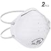 Produktbild Atemschutzmaske Set N95 Premium Atemmaske Perfekt anpassbare FFP2 FFP3Mundschutz Maske - Feinstaubmaske, Staubschutzmaske, Staubmaske (FFP2 Maske 2er)