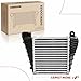 A-Premium Turbocharger Intercooler Compatible with Volkswagen Jetta 1999-2003, Golf 2000-2003, 1.8L 1.9L Turbocharged, Charge Air Cooler