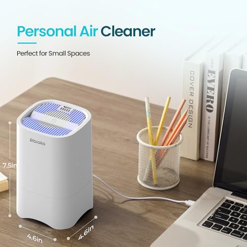 Rbioko Compact HEPA Air Purifier for Home, Office, - Image 6