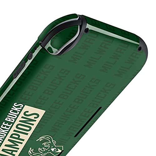 Skinit Decal Gaming Skin Compatible with Nintendo Switch Lite - Officially Licensed NBA Milwaukee Bucks 2021 Champions Design
