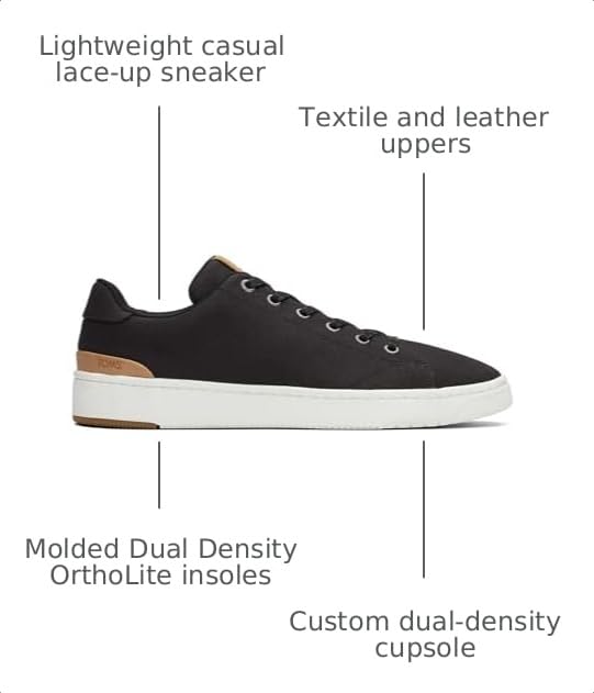 Image of TOMS Men's Trvl Lite Low Lace-Up Sneakers