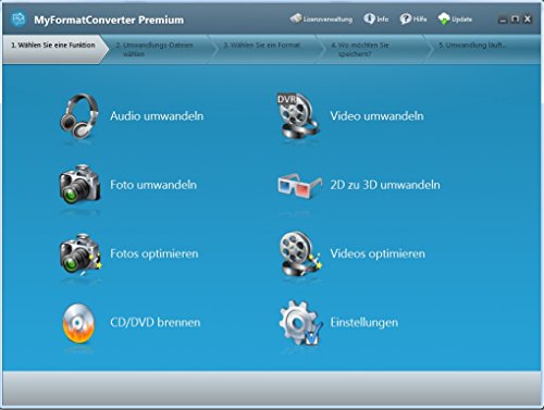 All in One Converter Premium - Video - Audio - Foto - Umwandlung, Bearbeitung, Konvertierung für Windows 11 / 10 / 8.1 / 7 - Image 3