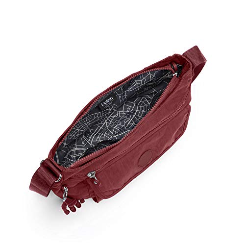 Kipling Syro Crossbody Bag Intense Maroon3