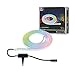 Produktbild Paulmann 94561 Plug & Shine LED Außenleuchte Stripe Smart Home Zigbee Smooth IP67 5m incl. 1x22 W dimmbar RGBW Farbsteuerung Weiß Kunststoff 3000 K