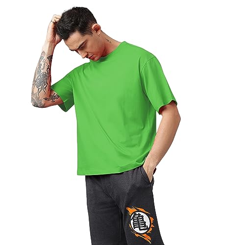 Image of Free Authority Loose Fit Solid Black Tshirt for Men