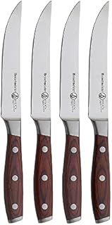 Messermeister Avanta 4-Piece Fine Edge Steak Knife Set, Pakkawood Handle