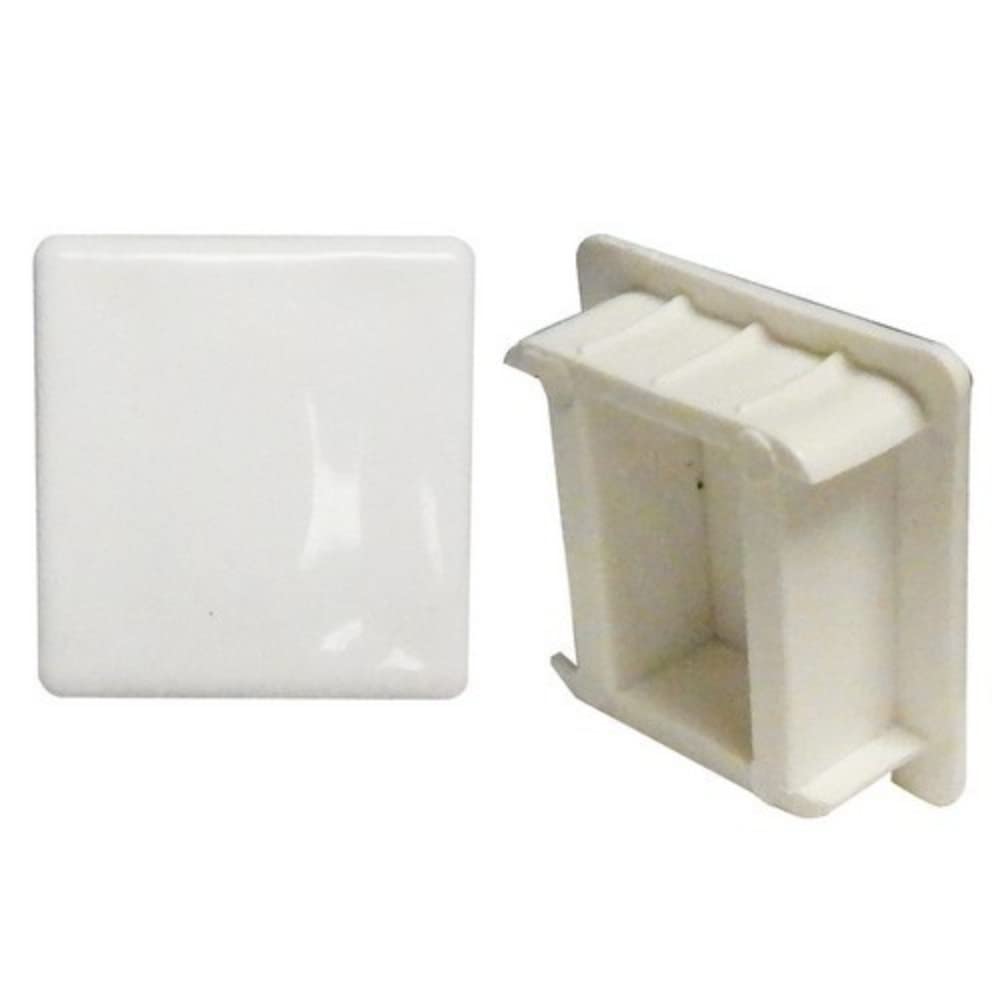 Morris 17684 Plastic End Cap, 1-5/8" Strut Channel, White, 2-Pack