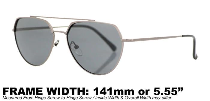 Image of FATHEADZ Oversized Polarized Sunglasses Men & Women - UV Protection RX Ready Wide Fit Eyewear for Outdoor Use - RX Ready