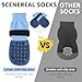 SCENEREAL Dog Socks to Prevent Licking Paws for Hardwood Floors Anti Slip, Dog Grippy Socks Shoes for Senior Small to Large Dogs, Dog Boots & Paw Protectors for Hot/Cold Scratching Pavement